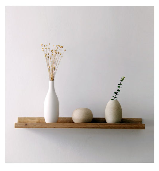 Minimalist White Ceramic Vase – Matte Porcelain