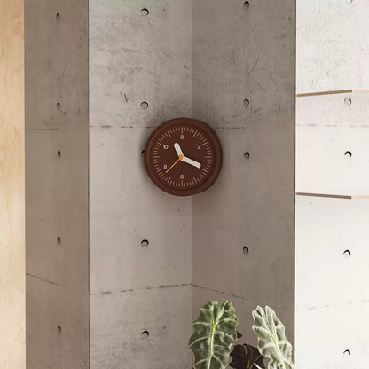 Brown Corner Clock