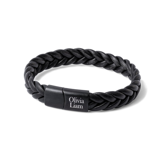 Axel matt black bracelet