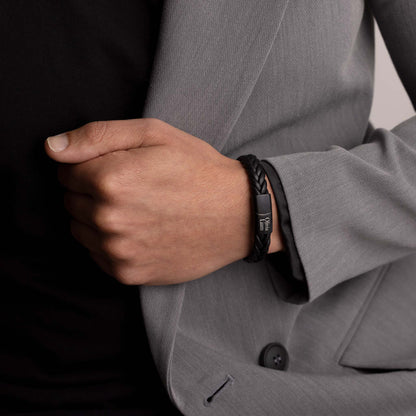 Axel matt black bracelet