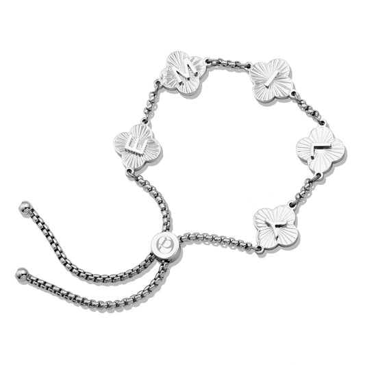 Clover sunrise bracelet silver