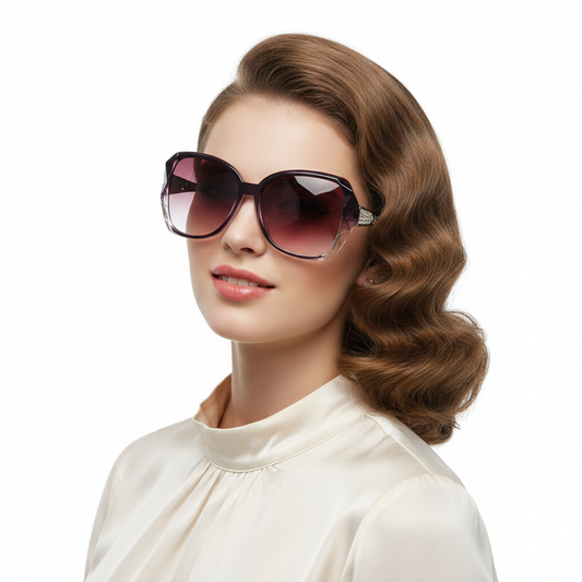 Luxe Retro Oversized Sunglasses