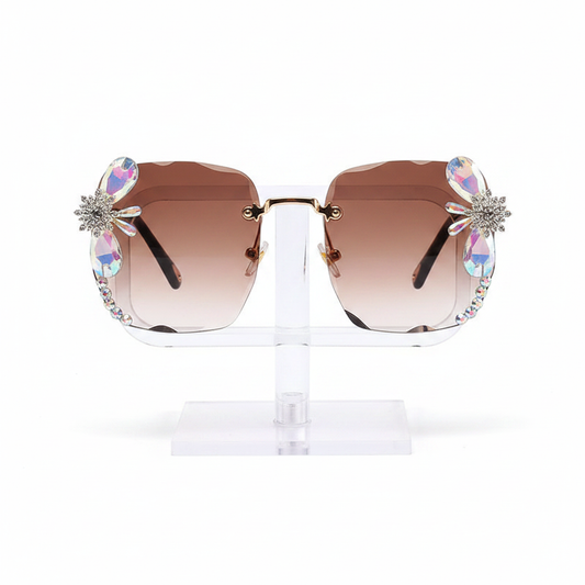 Rhinestone Gradient Luxury Sunglasses