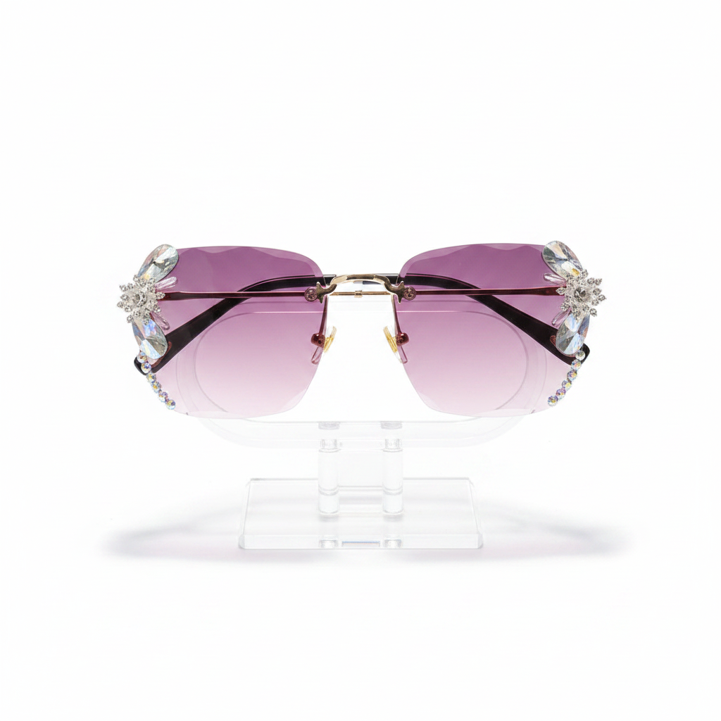 Rhinestone Gradient Luxury Sunglasses
