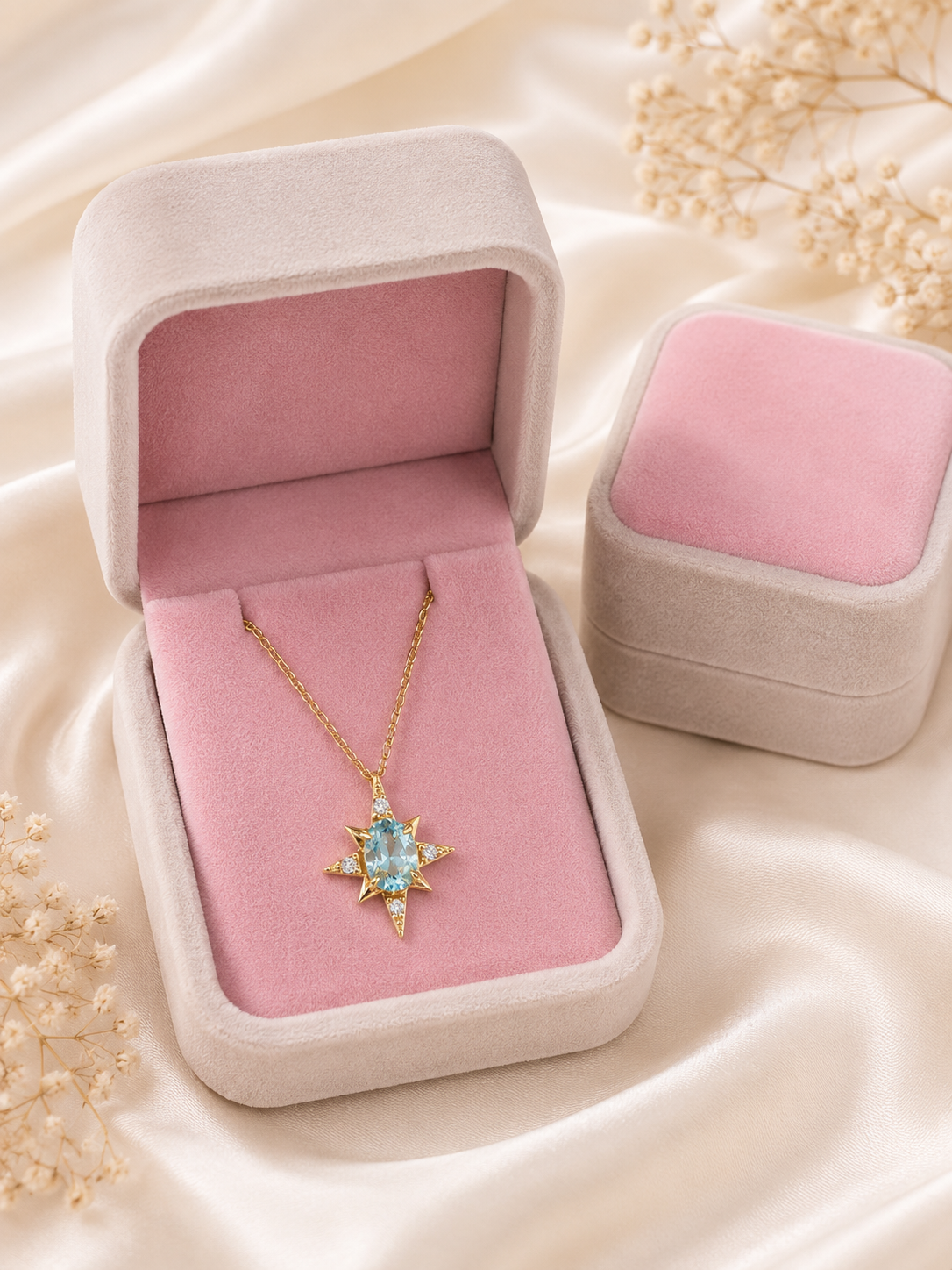 Nova Lumière Necklace – 18K Gold-Plated | Fine Jewelry