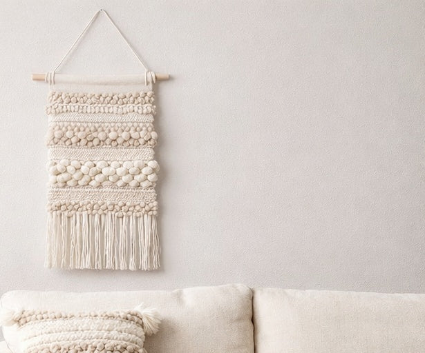 Boho Wall Decor – Handmade Style Neutral Tones